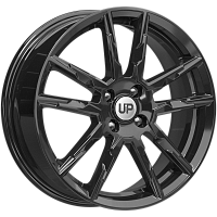 Литые диски Up107 (КС993) 6.500xR17 4x100 DIA60.1 ET41 New Black для Lada Largus Vp
