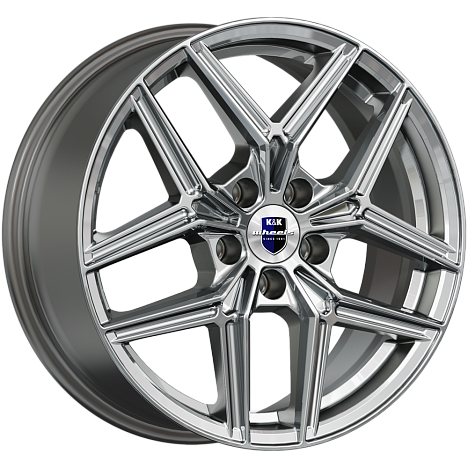 Юнион (КС1025) 7.000xR17 5x110 DIA67.1 ET45 дарк платинум