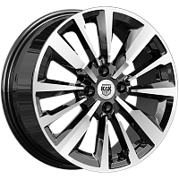 Литые диски Эрман (КС997) 6.500xR16 4x100 DIA67.1 ET45 алмаз черный