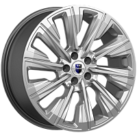 Литые диски Галего (КС1039) 7.500xR19 5x108 DIA65.1 ET46 дарк платинум для Geely Tugella