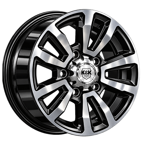 Алтай (с колпаком) (КС1224) 7.000xR16 5x139.7 DIA95.3 ET35 алмаз черный Алтай (с колпаком) (КС1224) 7.000xR16 5x139.7 DIA95.3 ET35 алмаз черный