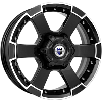 Литые диски M56 (КС593) 7.000xR16 6x139.7 DIA106.1 ET30 алмаз черный для Toyota Hilux