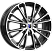 Меандр (КС879) 6.000xR16 4x100 DIA67.1 ET40 алмаз черный SK Меандр (КС879) 6.000xR16 4x100 DIA67.1 ET40 алмаз черный SK
