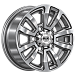 Алтай (с колпаком) (КС1224) 7.000xR16 5x139.7 DIA108.5 ET35 дарк платинум