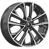 Литые диски КР012 (18_Forester) (КР012) 7.000xR18 5x114.3 DIA56.1 ET48 Diamond Black Gris