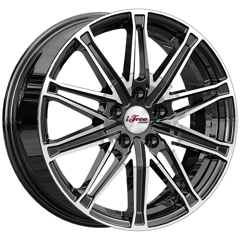 Виар (КС1065) 6.500xR17 5x108 DIA65.1 ET43 Блэк Джек Виар (КС1065) 6.500xR17 5x108 DIA65.1 ET43 Блэк Джек