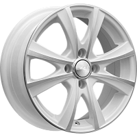 Литые диски МАЛЬТА (КЛ189) 6.000xR15 4x100 DIA60.1 ET45 алмаз-белый для Renault Logan