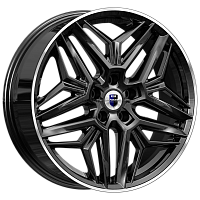 Литые диски Колумб (КС1038) 7.000xR19 5x108 DIA65.1 ET36 алмаз черный для EXEED Txl