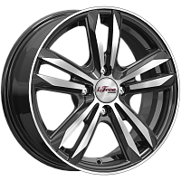 Литые диски Маскот (КС870) 6.000xR15 4x100 DIA67.1 ET40 Блэк Джек для Nissan Tiida