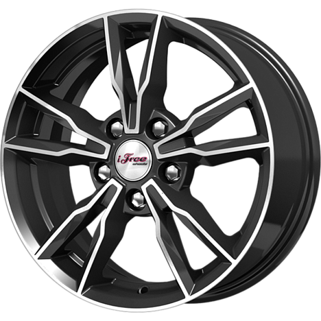 Икигай (КС865) 6.500xR16 5x112 DIA57.1 ET46 Блэк Джек Икигай (КС865) 6.500xR16 5x112 DIA57.1 ET46 Блэк Джек