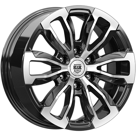 Меконг (КС959) 7.500xR18 6x139.7 DIA106.1 ET25 алмаз черный