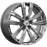 Литые диски Аламер (КС1216) 7.500xR18 5x114.3 DIA67.1 ET33 дарк платинум для Citroen C4 Aircross Литые диски Аламер (КС1216) 7.500xR18 5x114.3 DIA67.1 ET33 дарк платинум для Citroen C4 Aircross