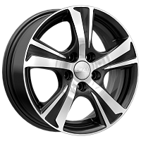 Литые диски КРИТ (КЛ241) 5.500xR14 5x100 DIA57.1 ET38 алмаз Литые диски КРИТ (КЛ241) 5.500xR14 5x100 DIA57.1 ET38 алмаз