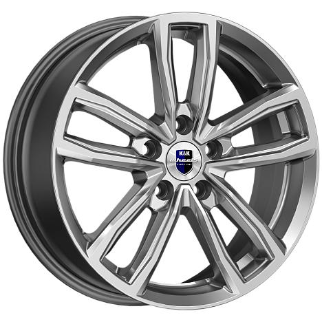 Каланг (КС1086) 6.500xR17 5x108 DIA60.1 ET33 дарк платинум Каланг (КС1086) 6.500xR17 5x108 DIA60.1 ET33 дарк платинум