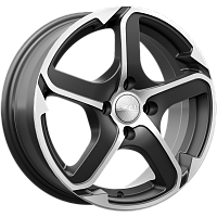 Литые диски АЛЛИГАТОР (КЛ132) 6.000xR15 4x100 DIA54.1 ET48 Алмаз бархат новый для KIA Picanto X-Line