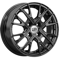 Литые диски Up127 (КС1088) 5.500xR14 4x100 DIA67.1 ET40 New Black для SEAT Литые диски Up127 (КС1088) 5.500xR14 4x100 DIA67.1 ET40 New Black для SEAT