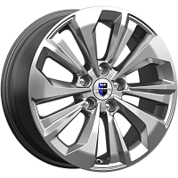 Литые диски Авиор (КС936) 7.000xR17 5x114.3 DIA67.1 ET35 брайт дарк платинум для Mazda Mx-6