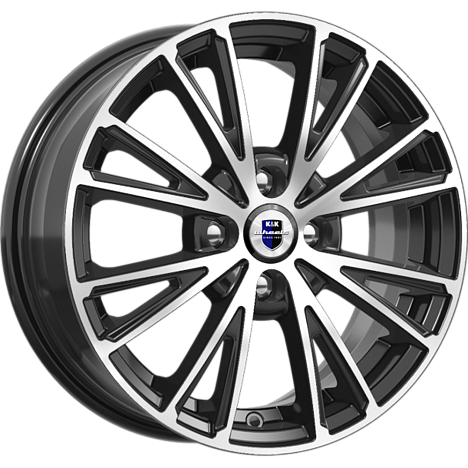 Меандр (КС888) 6.000xR15 4x100 DIA67.1 ET40 алмаз черный SK