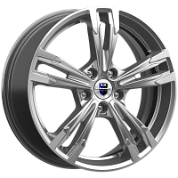 Литые диски Karrera Light (КС935) 7.000xR18 5x108 DIA67.1 ET45 брайт дарк платинум для Renault Литые диски Karrera Light (КС935) 7.000xR18 5x108 DIA67.1 ET45 брайт дарк платинум для Renault