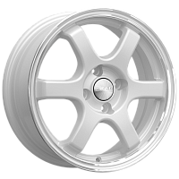 Литые диски КИОТО (КЛ249) 6.000xR15 4x100 DIA67.1 ET38 алмаз-белый для Chevrolet Литые диски КИОТО (КЛ249) 6.000xR15 4x100 DIA67.1 ET38 алмаз-белый для Chevrolet