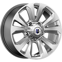 Литые диски Ла-Пас (КС897) 8.000xR18 5x139.7 DIA108.5 ET30 дарк платинум для УАЗ