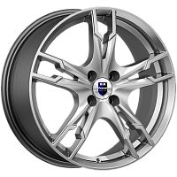 Литые диски Солар (КС875) 7.000xR17 4x100 DIA60.1 ET45 дарк платинум для Lada Largus Vagon