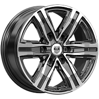 Литые диски R8 (КС1174) 7.500xR17 6x139.7 DIA100.1 ET36 алмаз черный для Tank