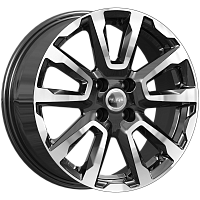 Литые диски КС1026 (16_Vesta Cross) (КС1026) 6.500xR16 4x100 DIA60.1 ET43 алмаз черный для Hyundai I20