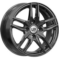 Литые диски Up125 (КС1101) 6.000xR15 4x100 DIA67.1 ET35 New Black для Hyundai Solaris