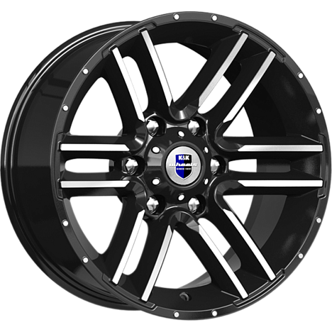 Алгама (КС762) 8.000xR17 6x139.7 DIA106.1 алмаз черный