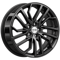 Литые диски R-line (КС1235) 7.500xR18 5x110 DIA65.1 ET37 BK
