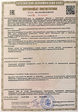 КС774 (ZV 17_X-trail T32) (КС774)