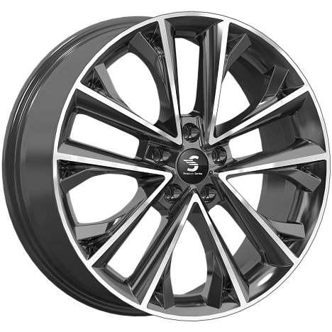 КР012 (18_Jolion) (КР012) 7.000xR18 5x114.3 DIA66.6 ET37 Diamond Black Gris