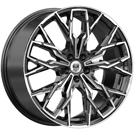 Элерон (КС1168) 9.000xR20 5x108 DIA65.1 ET36 алмаз черный Элерон (КС1168) 9.000xR20 5x108 DIA65.1 ET36 алмаз черный