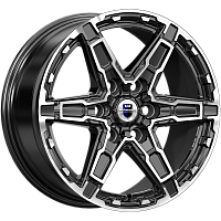 Литые диски Дистрикт (КС1159) 8.000xR18 6x139.7 DIA100.1 ET42 алмаз черный