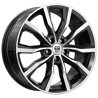 Литые диски Портер (КС906) 7.500xR18 5x112 DIA66.6 ET35 алмаз черный для MG