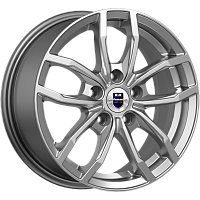 Литые диски Фрост (КС1048) 6.500xR15 5x114.3 DIA67.1 ET46 дарк платинум для Honda Freed+