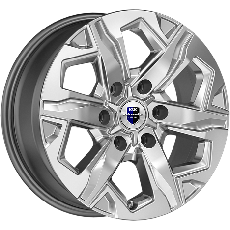 Тейт (КС1050) 7.500xR17 6x139.7 DIA67.1 ET38 дарк платинум Тейт (КС1050) 7.500xR17 6x139.7 DIA67.1 ET38 дарк платинум
