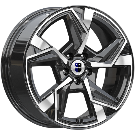 Кайан (КС1012) 7.500xR18 5x112 DIA66.6 ET43 алмаз черный Кайан (КС1012) 7.500xR18 5x112 DIA66.6 ET43 алмаз черный