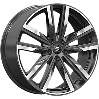 Литые диски КР014 (20_Jetour T2) (КР014) 8.000xR20 5x108 DIA60.1 ET39 Diamond Black Gris для Volkswagen Id.6 Crozz