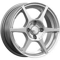 Литые диски ЯГУАР (КЛ147) 5.500xR14 4x100 DIA67.1 ET38 селена для Daihatsu Mira