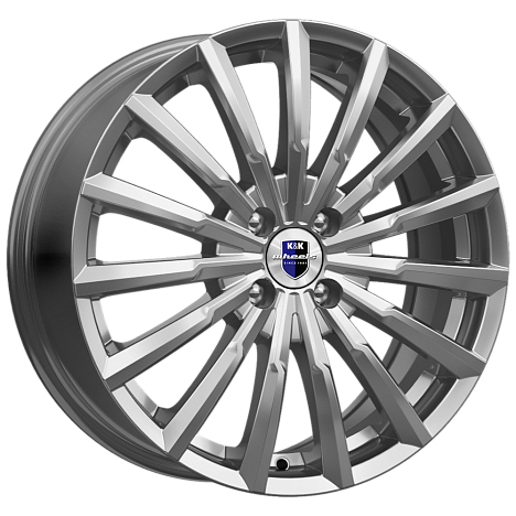 Акцент (КС641) 5.500xR14 4x100 DIA67.1 ET39 дарк платинум Акцент (КС641) 5.500xR14 4x100 DIA67.1 ET39 дарк платинум