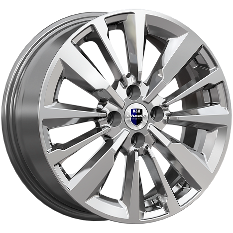 Эрман (КС997) 6.500xR16 4x100 DIA60.1 ET41 дарк платинум Эрман (КС997) 6.500xR16 4x100 DIA60.1 ET41 дарк платинум