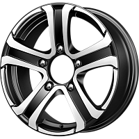 Литые диски Хафпайп (КС683) 6.000xR16 5x139.7 DIA98.2 ET40 Блэк Джек для Lada Niva Travel Литые диски Хафпайп (КС683) 6.000xR16 5x139.7 DIA98.2 ET40 Блэк Джек для Lada Niva Travel