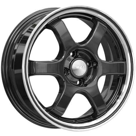 КИОТО (КЛ249) 6.000xR15 4x100 DIA67.1 ET38 алмаз-антрацит