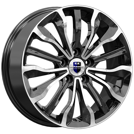 Атакама (КС756) 6.500xR17 5x112 DIA66.6 ET43 алмаз черный