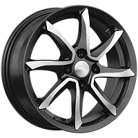 Литые диски ОСАКА (КЛ317) 6.000xR15 4x100 DIA67.1 ET45 Алмаз бархат новый для Suzuki Splash
