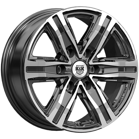 R8 (КС1174) 7.500xR17 6x139.7 DIA92.5 ET45 алмаз черный