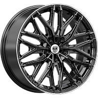 Литые диски Клермон (КС1156) 8.000xR19 5x112 DIA66.6 ET27 черный бриллиант для Volkswagen Touareg Литые диски Клермон (КС1156) 8.000xR19 5x112 DIA66.6 ET27 черный бриллиант для Volkswagen Touareg