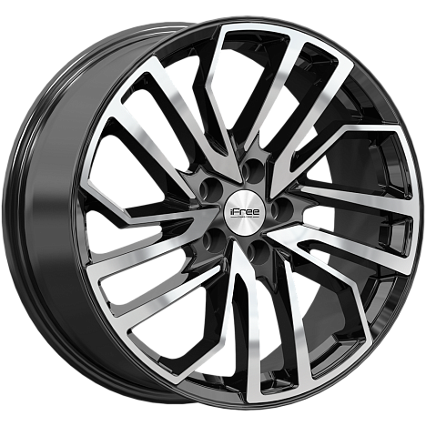 R-line (КС1235) 7.500xR18 5x108 DIA67.1 ET38 алмаз черный R-line (КС1235) 7.500xR18 5x108 DIA67.1 ET38 алмаз черный